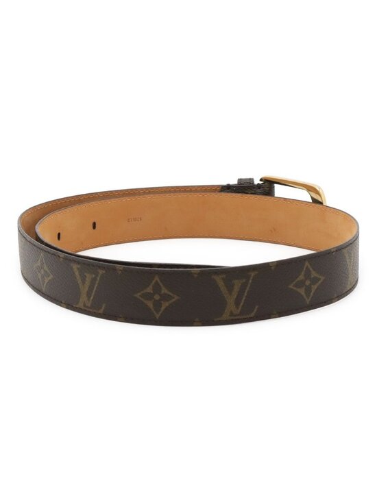 Louis Vuitton Monogram Ceinture Ellipse Belt Gold 80 main image 6